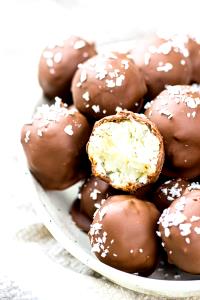3 balls (36 g) Coconut Milk Chocolate Truffles