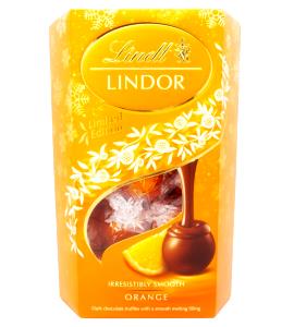 3 Balls Lindor Truffles, Dark Chocolate & Orange