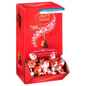3 Balls Lindor Truffles, Milk Chocolate