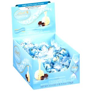 3 Balls Lindor Truffles, Stracciatella