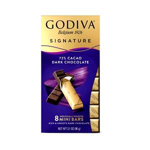 3 bars (34 g) 72% Cacao Dark Chocolate