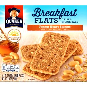 3 bars (40 g) Breakfast Flats - Peanut Honey Sesame