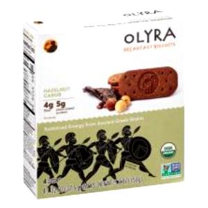 3 biscuits (37.5 g) Hazelnut Carob Breakfast Biscuit