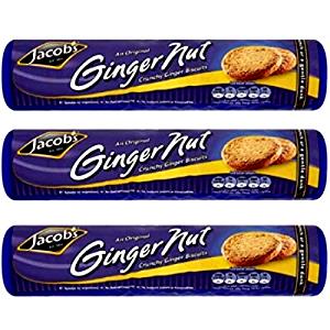 3 biscuits Ginger Nuts