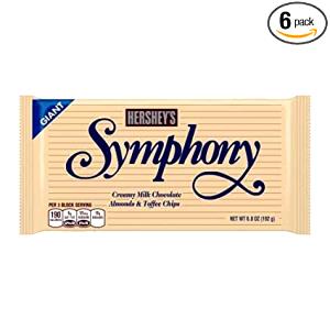 3 blocks (36 g) Symphony Creamy Milk Chocolate