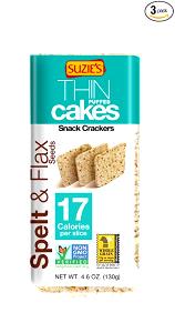 3 cakes (17 g) Whole Grain Thin Cakes - Spelt & Flax Seeds