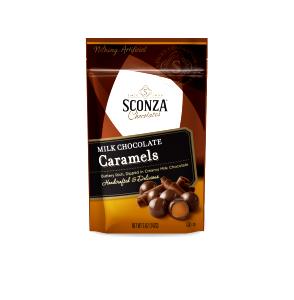 3 candies Milk Chocolate Caramels