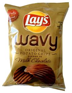 3 chips (28 g) Wavy Milk Chocolate Covered Potato Chips