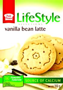 3 cookies (30 g) Lifestyle Selections Vanilla Bean Latte Cookies