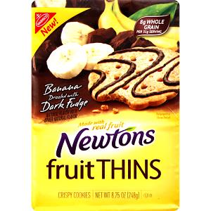 3 cookies (31 g) Fruit Thins - Banana with Dark Fudge