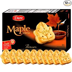 3 cookies (36 g) Maple Leaf Creme Cookies