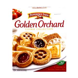 3 cookies Distinctive Golden Orchard Cookie Collection