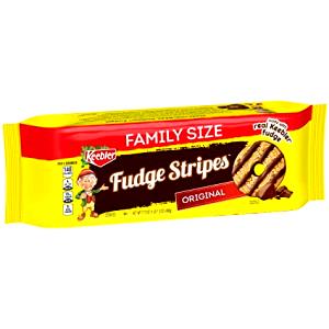 3 cookies Fudge Striped Cookies