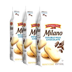 3 Cookies Milano Cookies, Milk Chocolate