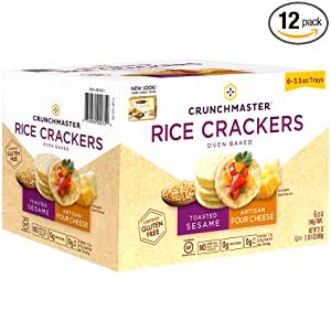 3 crackers (15 g) The Entertainer Toasted Sesame Crackers