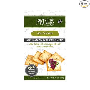 3 crackers Olive Oil & Sea Salt Crackers