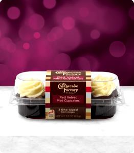 3 cupcakes (71 g) Red Velvet Mini Cupcakes