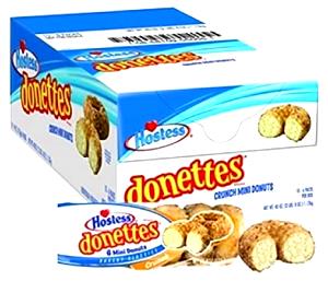 3 donuts (60 g) Donettes Crunch Mini Donuts