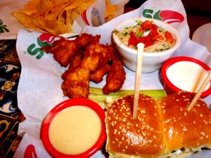 3 each Triple Dipper Chicken Crispers (No Dressing)