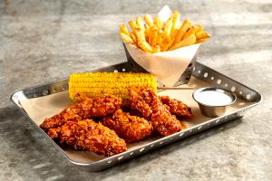 3 each Triple Dipper - Chicken Crispers with Honey Mud Dressing