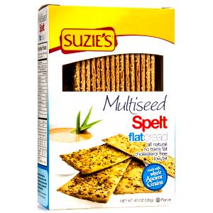 3 flatbreads (28 g) Multiseed Spelt Flatbread