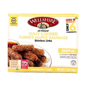 3 links (74 g) Maple Turkey Sausage Links