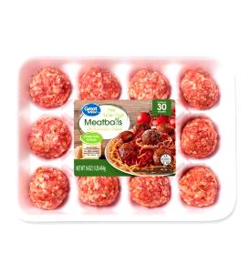 3 meatballs (113 g) Pork Italian Style Meatballs with Parmesan Cheese