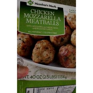 3 meatballs (85 g) Chicken Mozzarella Meatballs