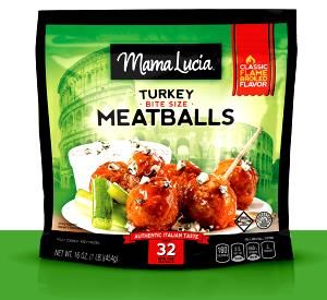 3 meatballs (85 g) Turkey & Pork Meatballs