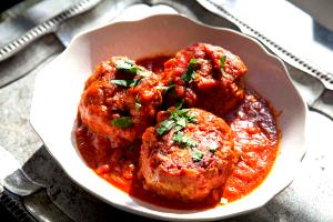 3 meatballs Italian Style Beef Meatballs