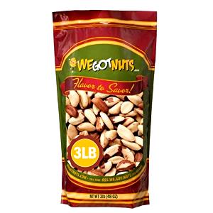 3 nuts (14 g) Raw Brazil Nuts