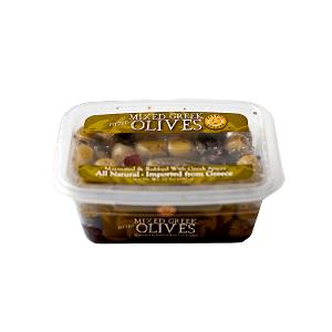 3 olives (15 g) Greek Olive Medley