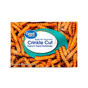 3 oz (84 g) Batter Mix Seasoned Crinkle Cut French Fried Potatoes