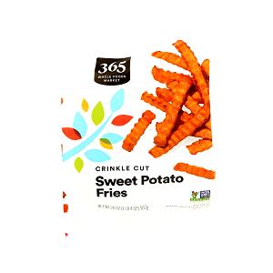 3 oz (84 g) Crinkle Cut Sweet Potato Fries with Sea Salt & Black Pepper