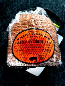 3 oz (84 g) Maple Bourbon Flavored Glazed Uncured Ham