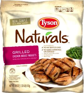 3 oz (84 g) Naturals Grilled Chicken Breast Nuggets