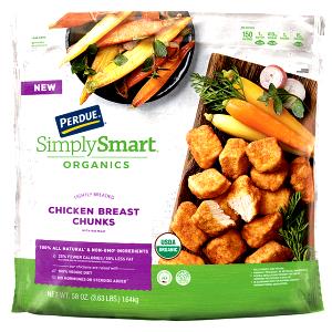 3 oz (84 g) Simply Smart Organics Lightly Breaded Chicken Breast Chunks