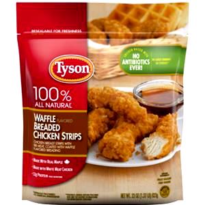 3 oz (84 g) Waffle Style Chicken Bites
