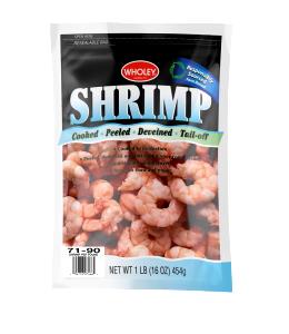 3 oz (85 g) Cooked Tail off Shrimp