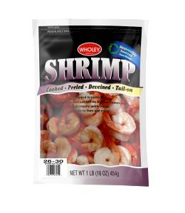 3 oz (85 g) Cooked Tail on Shrimp