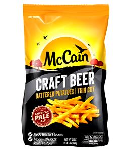 3 oz (85 g) Craft Beer Battered Potatoes Thin Cut