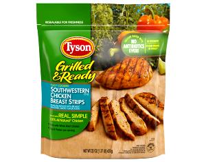 3 oz (85 g) Grilled Southwestern Chicken Breast Strips