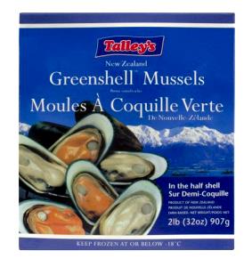 3 oz (85 g) New Zealand Greenshell Mussels