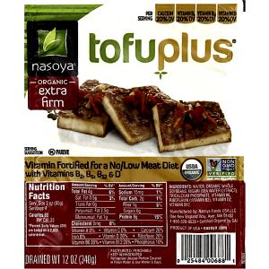 3 oz (85 g) Tofuplus Extra Firm