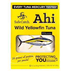 3 oz (85 g) Wild Caught Yellowfin Tuna Steaks