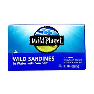 3 oz (85 g) Wild Sardines in Water with Sea Salt