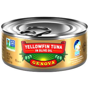 3 oz (85 g) Yellowfin Tuna Solid Pack in Olive Oil