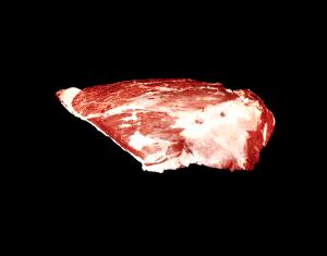 3 Oz Beef Chuck, Clod Steak, Braised, Lean & Fat