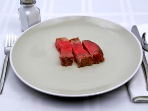 3 Oz Beef Ribs (Large End, Trimmed to 1/8" Fat, Cooked, Broiled)