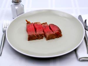 3 Oz Beef Ribs (Large End, Trimmed to 1/8" Fat, Prime Grade, Cooked, Roasted)
